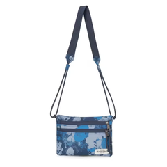 EastPak Crostin Washed Print Blue | EK0A5BKA4W41