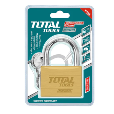 70MM قفل نحاس Total