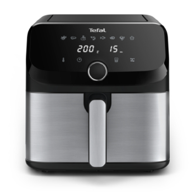 Tefal Easy Fry Mega 7.5L, 10 Presets, Stainless Steel & Black | EY855D40