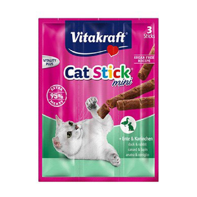 Vitakraft Cat-Stick Mini With Duck / Rabit - 18G | 200300
