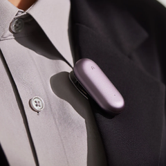 PLAUD NotePin (Sunset Purple) - Wearable AI Voice Recorder & Smart Notetaker