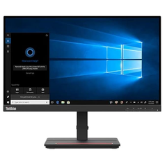 Lenovo LED ThinkVision 1920 x 1080 Pixels S22e-20 21.5" 54.61cms FHD VA 250 Nits Monitor, Raven Black | 62C6KAR1WW