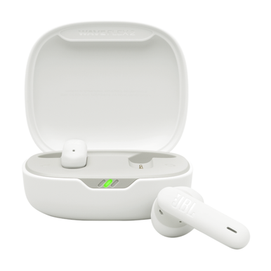 JBL Wave Flex 2 (White) – WFLEX2WHT True Wireless Earbuds with 12mm Drivers, 40H Battery, IP54 Water Resistance & Bluetooth 5.3