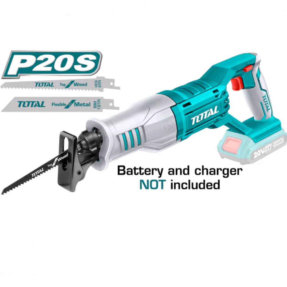 20V منشار ترددي عالبطارية ليثيوم Total