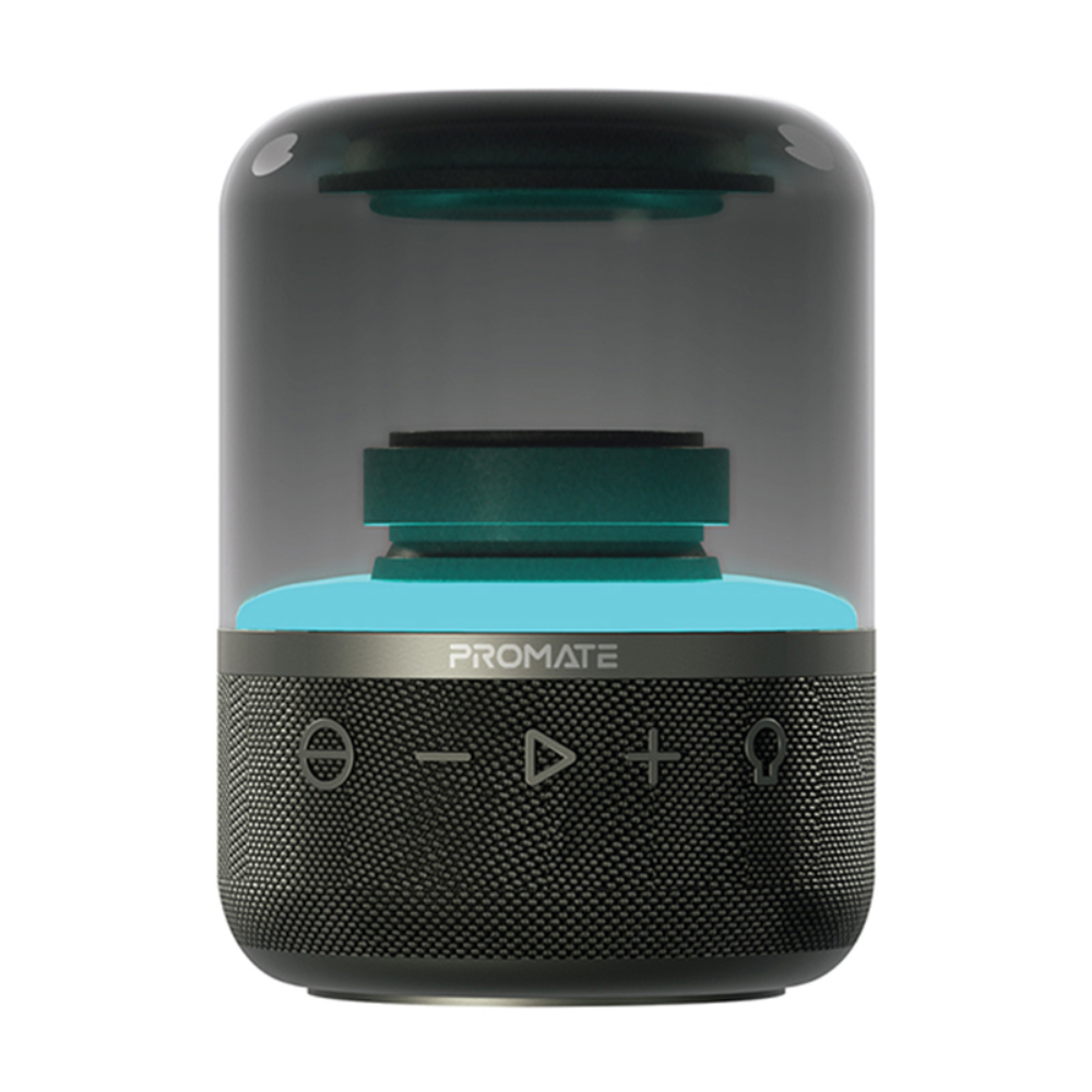 Promate LumiSound 360° Surround Sound Speaker Black | Glitz.Black