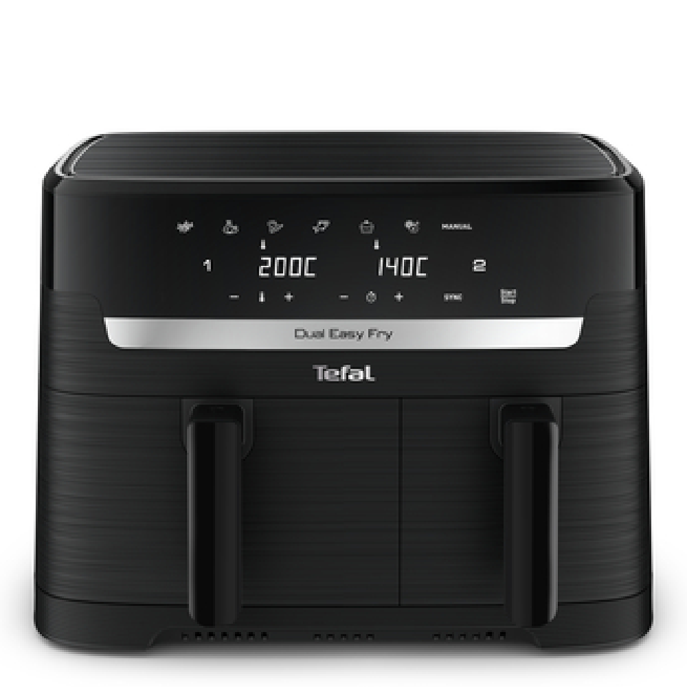 Tefal Dual Easy Fry, 2700 W - Black Basic | EY901N40