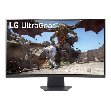 LG 32'' UltraGear™ QHD 180Hz 1ms AMD FreeSync™ HDR10 1000R Curved Gaming Monitor | 32GS60QC-B