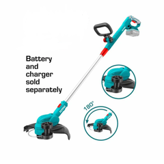 (TOOL ONLY) 20V مكنة قص غازون بطارية مع دولاب Total
