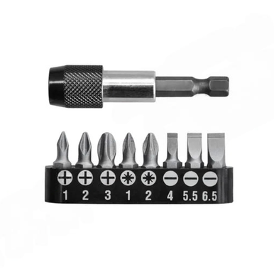 9PCS طـقم راس مفك Total