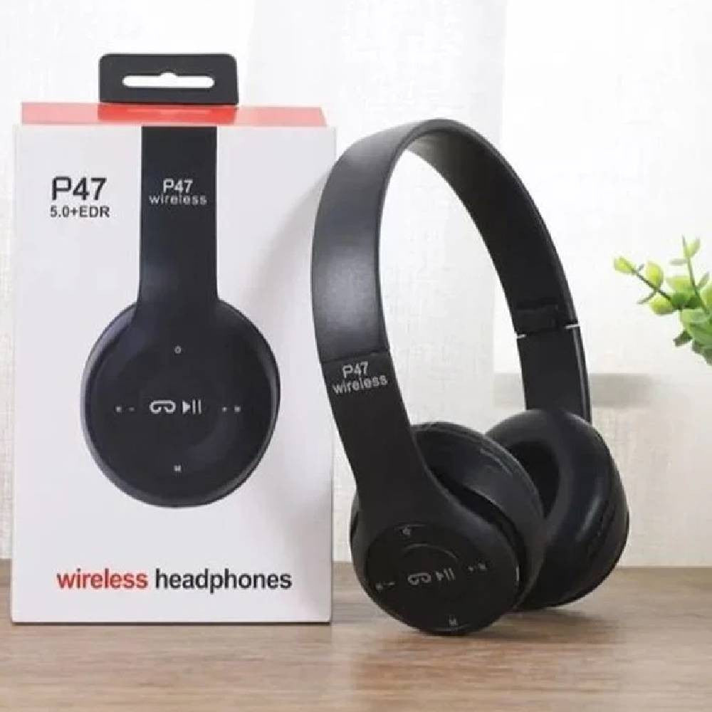 OEM P47 Wireless Headphone, Black