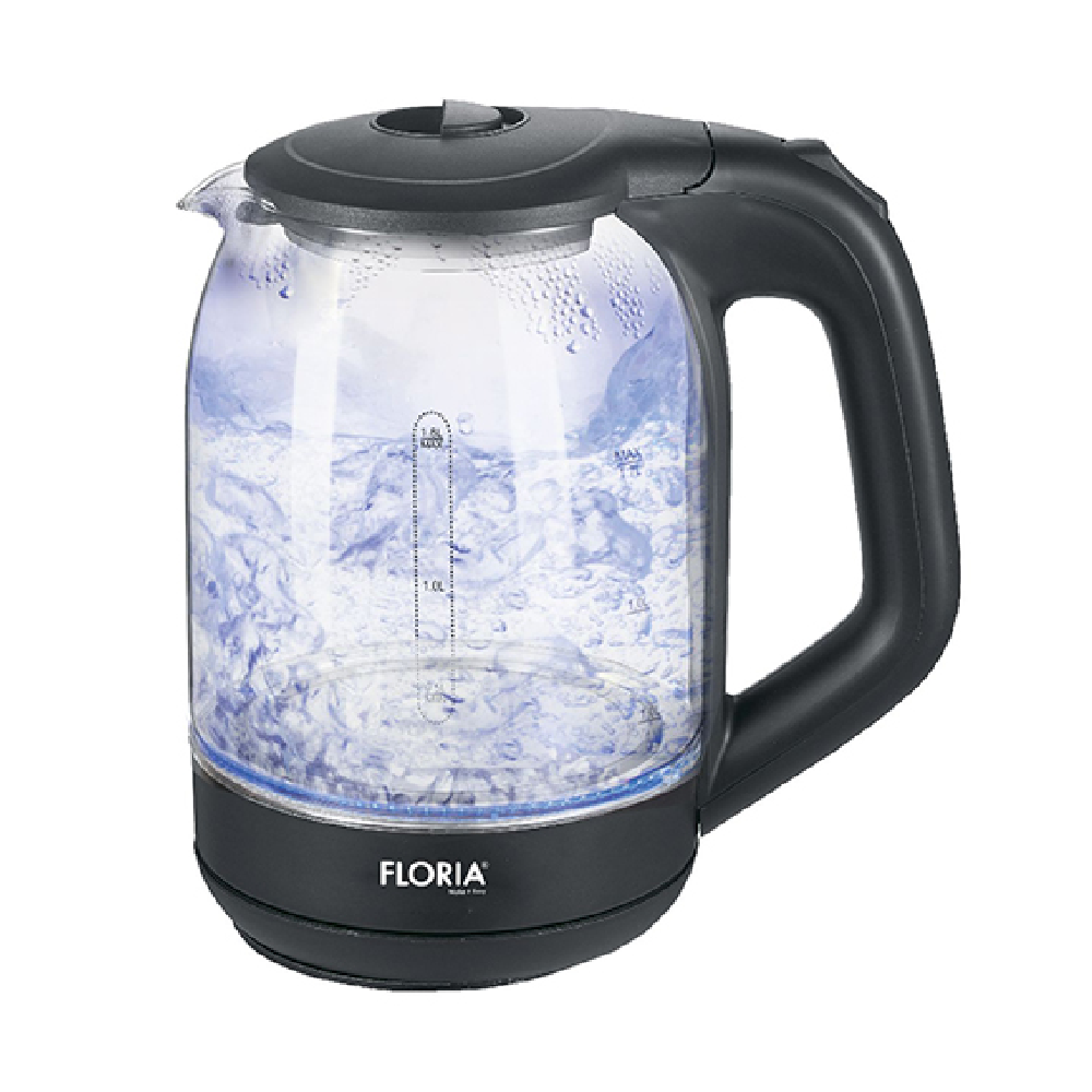 Zilan Glass Electric Kettle 1.8L 1500W — Cordless 360° Water Boiler | ZLN3505