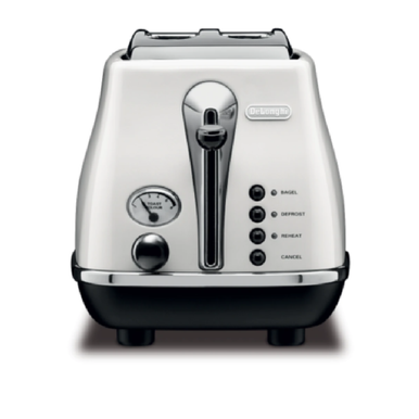 Delonghi Icona Toaster White | BKTCTO2003W