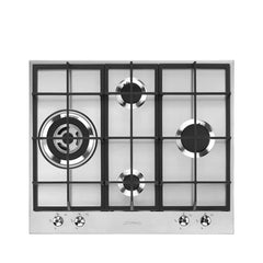 SMEG Gas Hob 60cm 4 Burners Safety Stainless Steel | PX364L