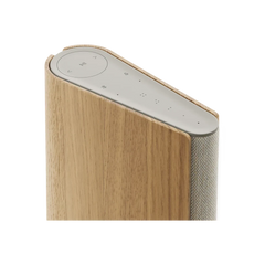 Bang & Olufsen Beosound Emerge Wi-Fi Speaker - Gold Tone Aluminium / Light Oak