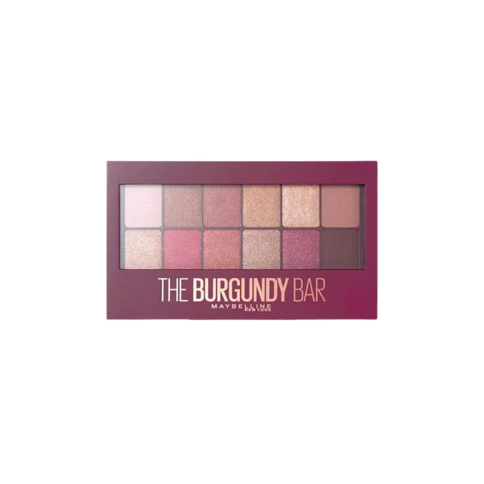 Maybelline New York The Burgundy Bar 12-Shade Eyeshadow Palette