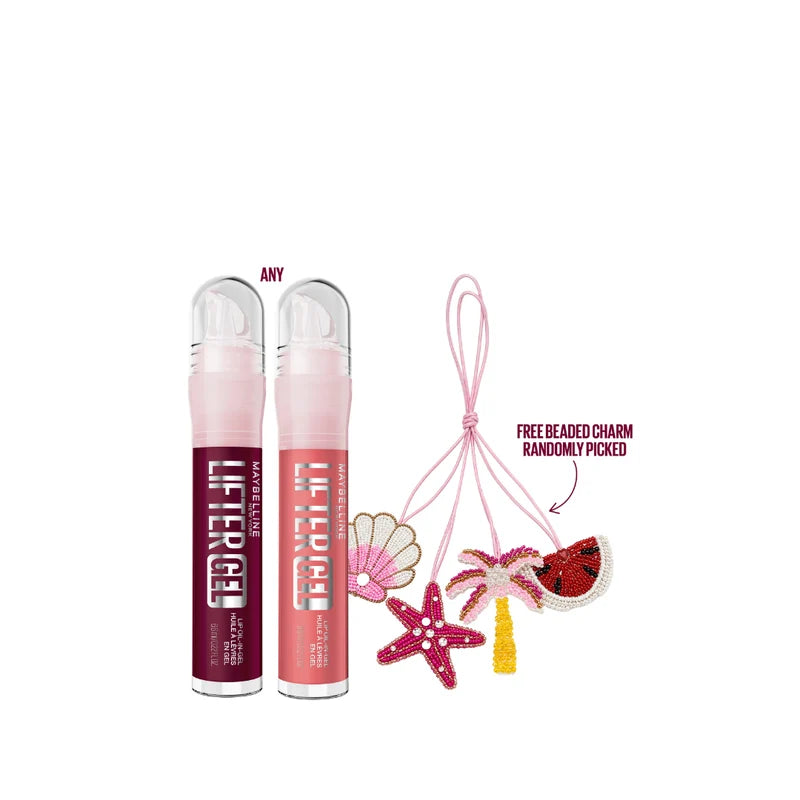 Maybelline New York Lifter Oil-in-Gel Duo Bundle + Free Beaded Charm