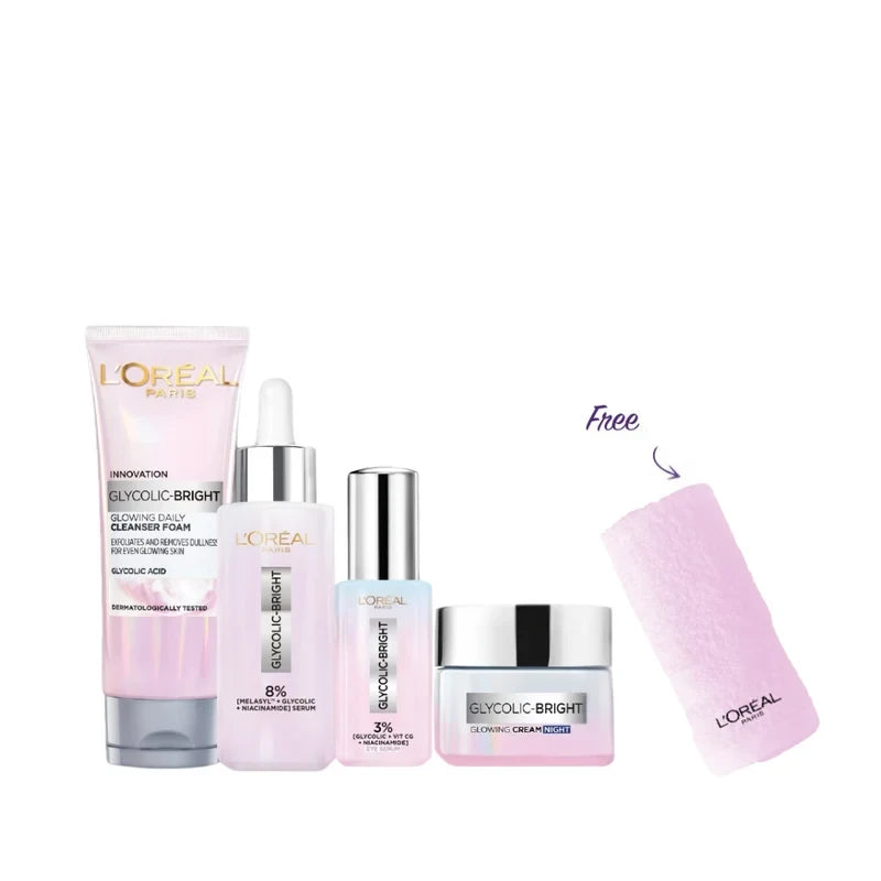 L'Oréal Paris Glycolic Bright Instant Glow Bundle