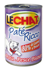 LeChat Adult Paté Ricco Wet Cat Food - 400g