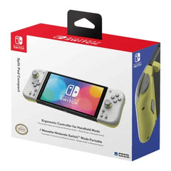 Hori Nintendo Switch Split Pad Compact - Light Gray & Yellow