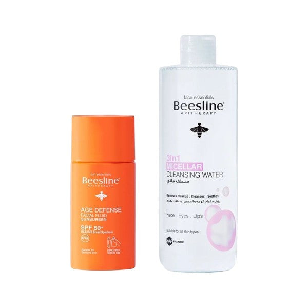 Beesline Age Defense Fluid SPF50+ + Micellar Water Rose 400ml Offer