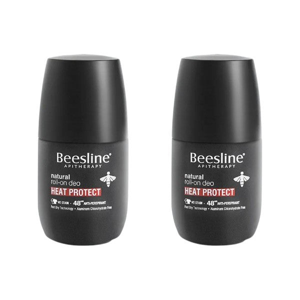 Beesline Natural Roll-On Deo - Heat Protect Special Offer