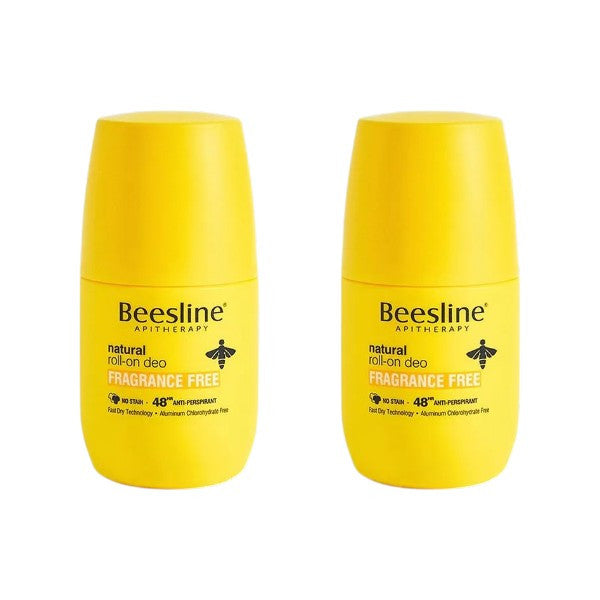 Beesline Natural Roll-On Deo - Fragrance Free Special Offer