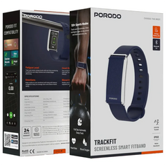 Porodo Trackfit Smart Fitness Band - Blue | PDSB1062BU