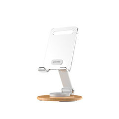 Porodo Rotating Transparent Mobile & Tablet Stand | PD-TRNSMS-WH