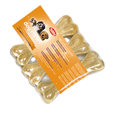 Nobby Pressed Rawhide Bones Dog Chew 3 Pieces 13cm 60g | 67982