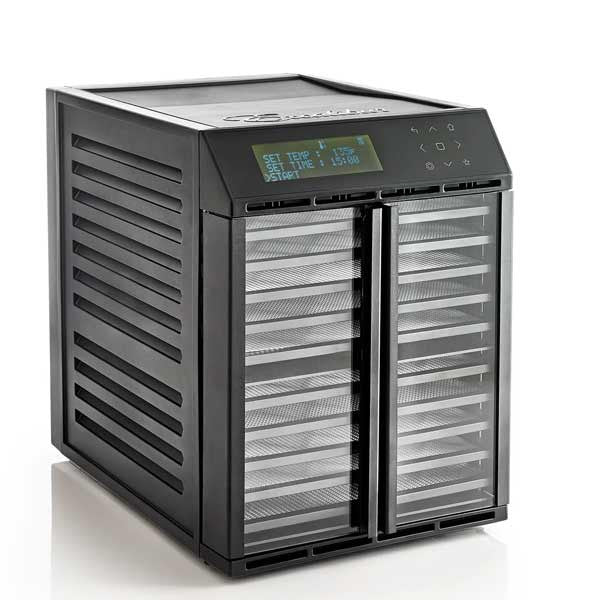 EXCALIBUR 10-TRAY DUAL ZONE FOOD DEHYDRATOR IN BLACK | RES10F