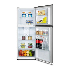 Hisense Refrigerator 9 Cu.Ft 2 Doors Top Mount Silver | RT264N4DGN