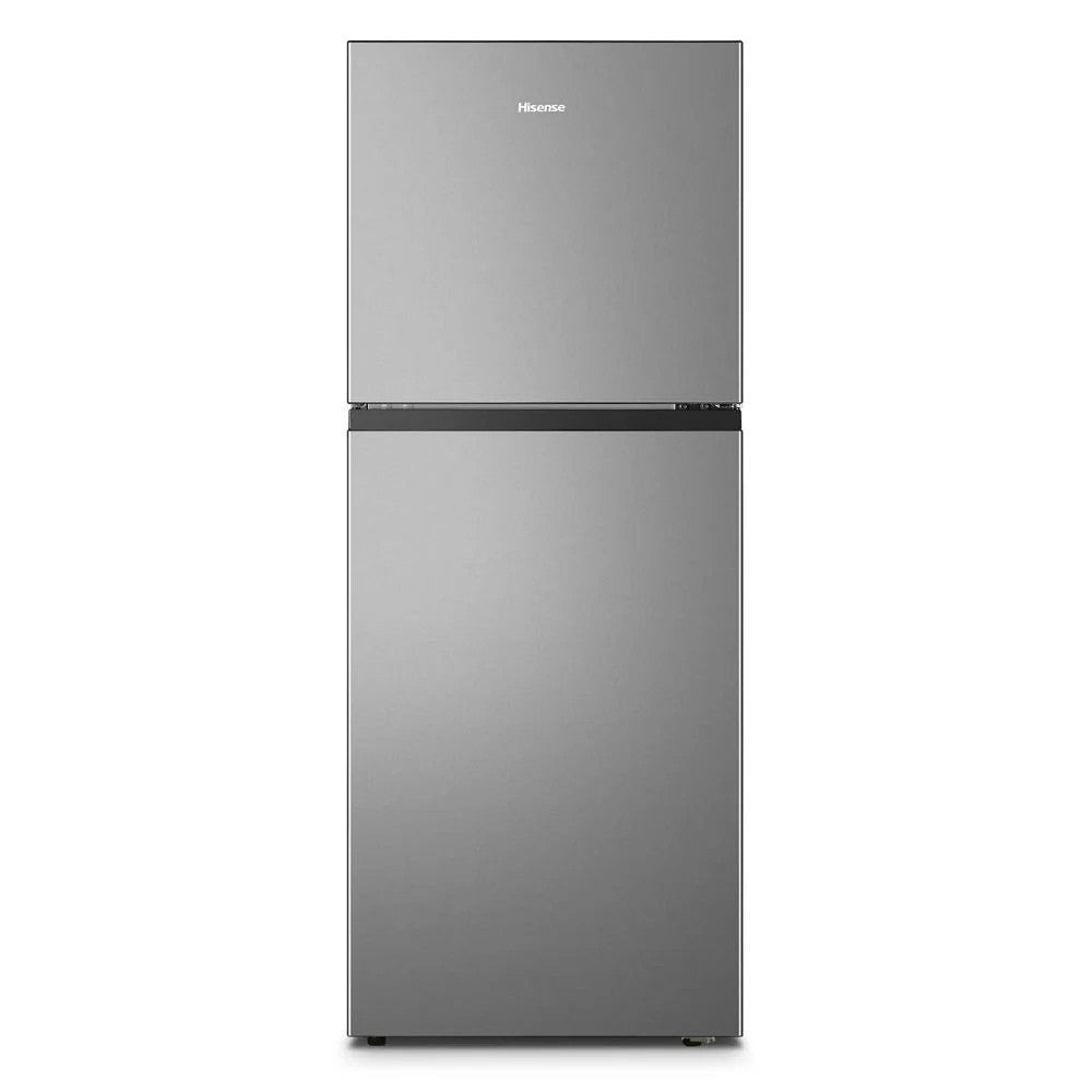 Hisense Refrigerator 9 Cu.Ft 2 Doors Top Mount Silver | RT264N4DGN