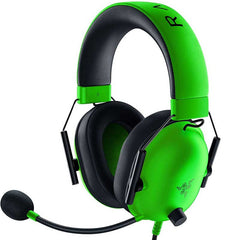 Razer BlackShark V2 X Wired Gaming Headset - Green - 50mm TriForce Drivers - Hyper Cardioid Mic