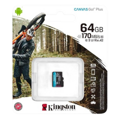Kingston Canvas Go Plus 64GB microSD Card |SDCG4/64GB