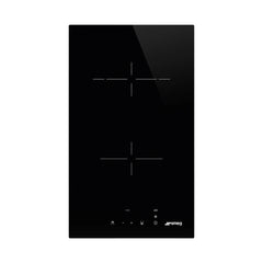 SMEG Electric Hob 30cm 2 Zones Vitroceramic Black | SE232TD1