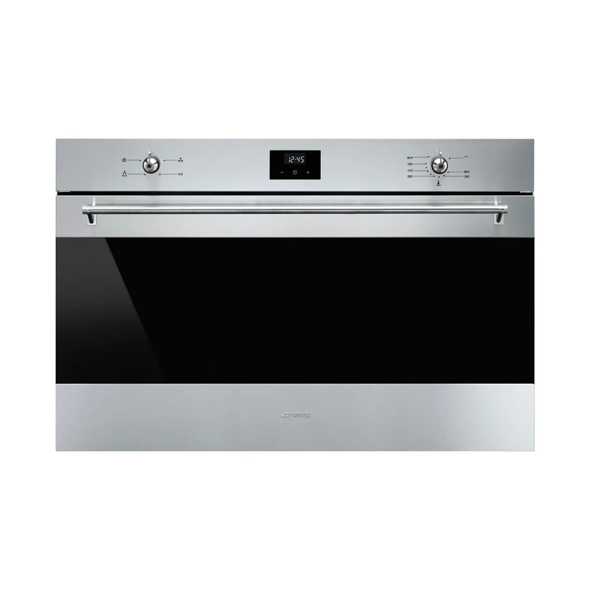 SMEG Oven 90 cm Gas 116 L Convection Stainless Steel | SF9300GGVX1