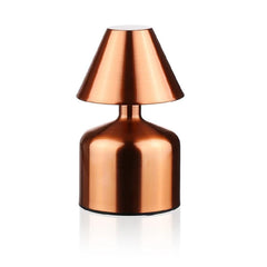 SK Rechargeable Touch LED Table Lamp 13 cm - 3 Light Modes, Copper Finish | SK1951410