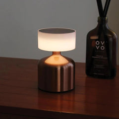 SK Versatile Bronze Cordless Table Lamp - 13 cm, Touch Control, 3 Light Levels | SK1951411