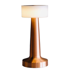 SK Cordless Rose Gold LED Table Lamp - 21 cm, 3 Adjustable Light Levels | SK1951417