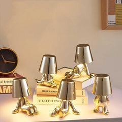 SK Thinker Gold LED Table Lamp with Touch Control, 3 Light Modes | SK1951427D