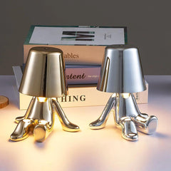 SK Thinker Gold LED Table Lamp with Touch Control, 3 Light Modes | SK1951427D