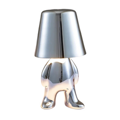 SK Thinker Silver LED Table Lamp with Touch Control, 3 Light Modes | SK1951428A