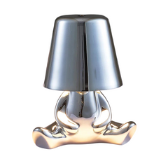 SK Thinker Silver LED Table Lamp with Touch Control, 3 Light Modes | SK1951428B