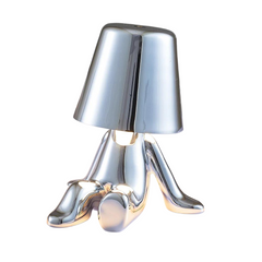 SK Thinker Silver LED Table Lamp with Touch Control, 3 Light Modes | SK1951428D