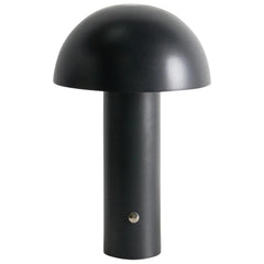 SK Black Wireless Mushroom LED Table Lamp 22 cm with Touch Dimming | SK195145