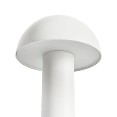 SK White Wireless Mushroom LED Table Lamp 22 cm with Touch Dimming | SK195146
