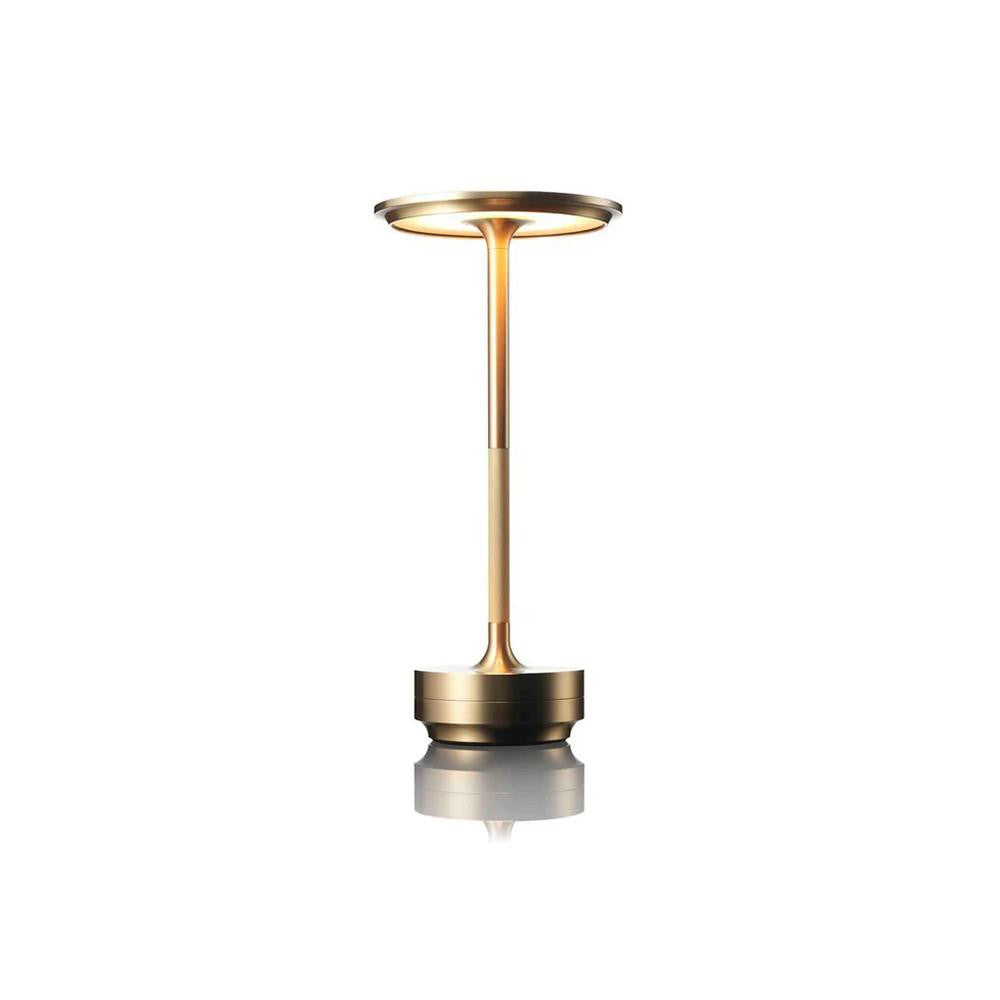 SK Premium Gold LED Table Lamp 28 cm - Elegant Ambient Illumination | SK195147
