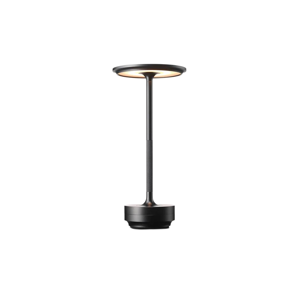 SK Premium Black LED Table Lamp 28 cm - Elegant Ambient Illumination | SK195148