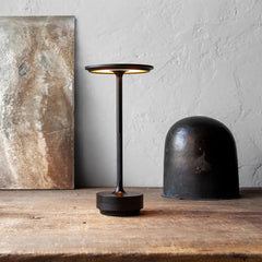 SK Premium Black LED Table Lamp 28 cm - Elegant Ambient Illumination | SK195148