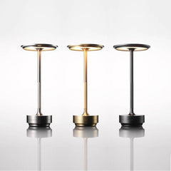 SK Premium Silver LED Table Lamp 28 cm - Elegant Ambient Illumination | SK195149